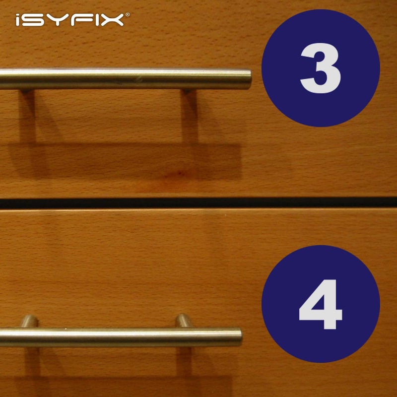 iSYFIX Blue Consecutive Number Stickers â€“ 1 to 50, 4-inch, 1 Set â€“ Vinyl Self Adhesive Premium Decal, Ideal for Inventory, Storage, Organizing, Boxes, Bins, Toolbox, Lockers & More, Indoor/Outdoor - Image 5